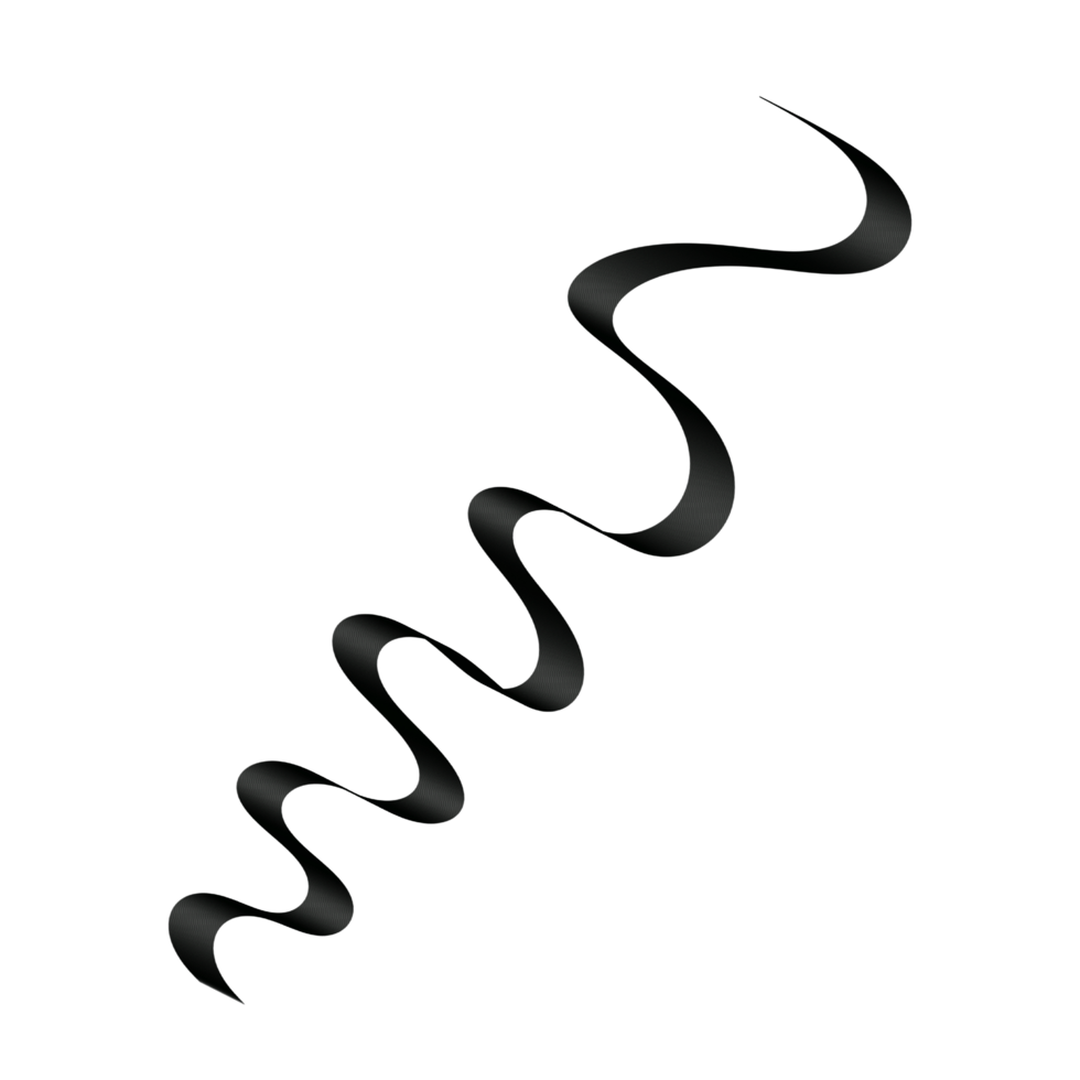 Black Ribbon Shape png