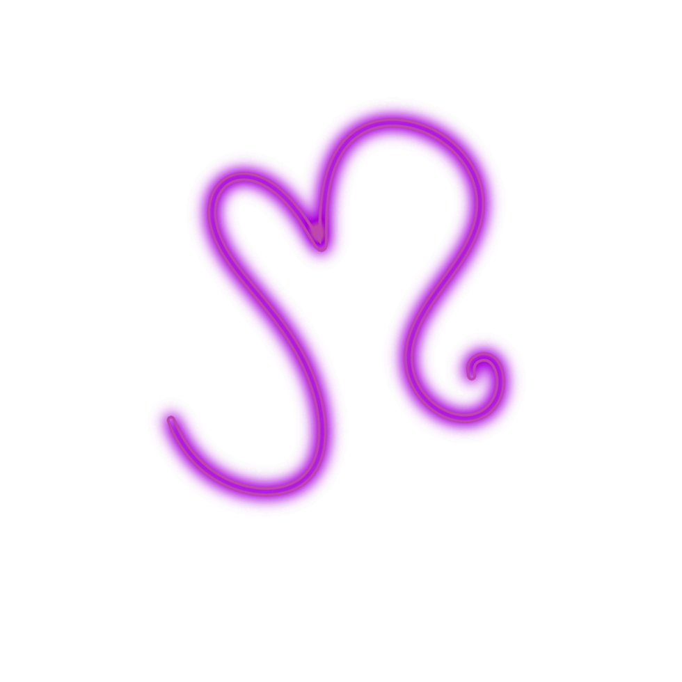Heart Neon Line png