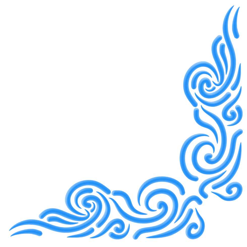 Ecke dekorativ Ornament png
