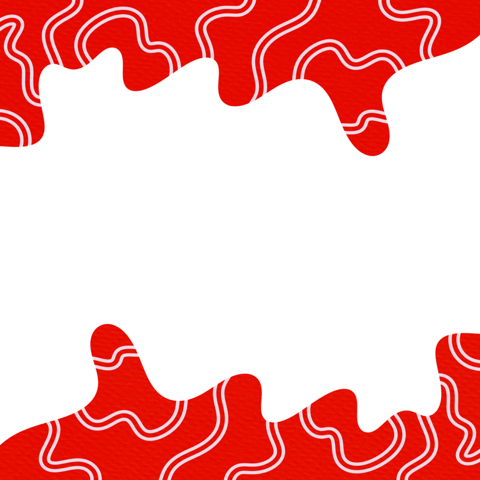 Abstract Wavy Frame Border png