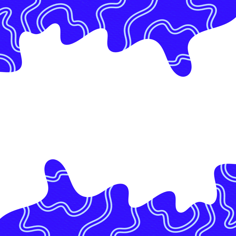 Abstract Wavy Frame Border png