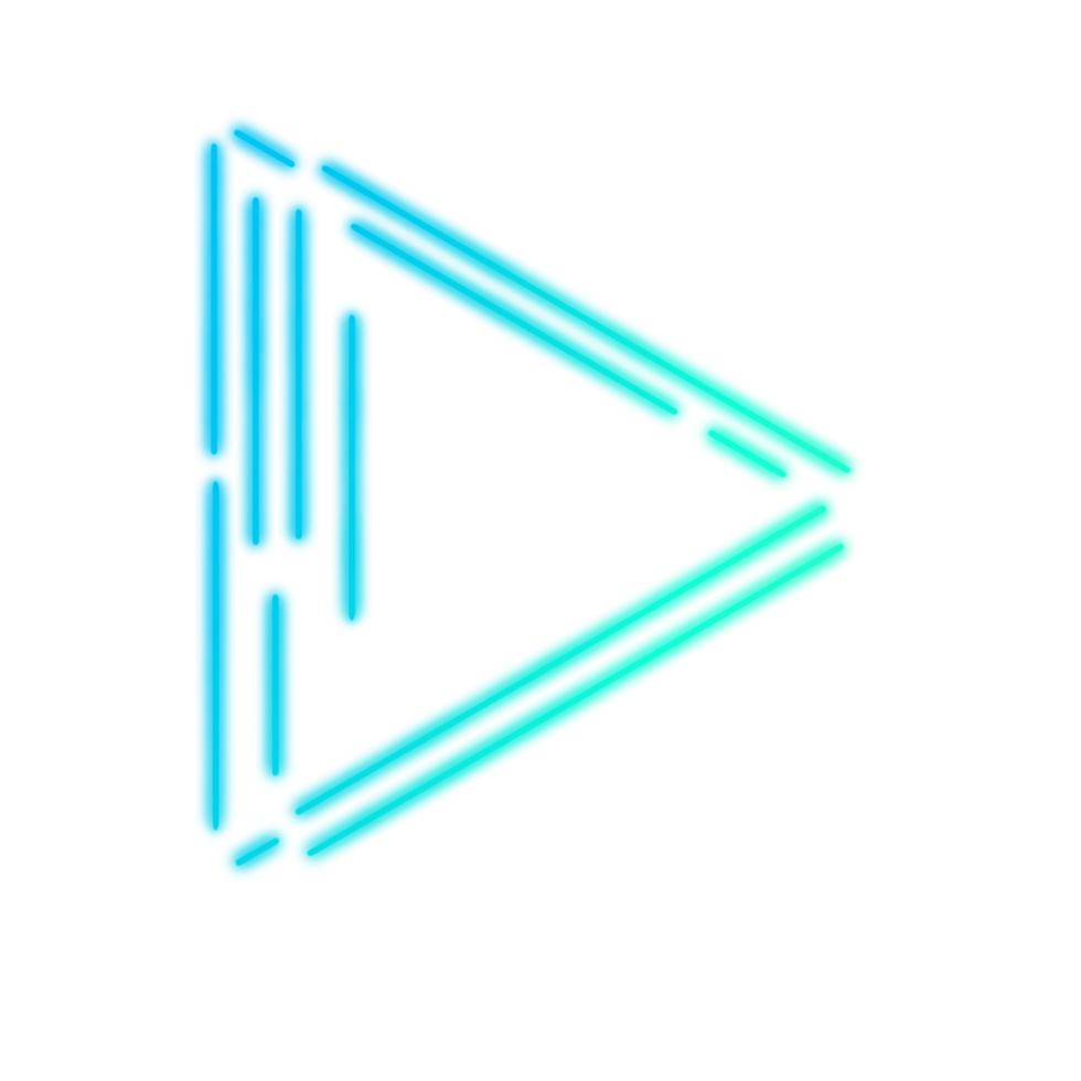 Neon Play Button png