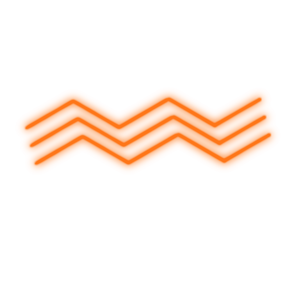 Neon Wavy Line png