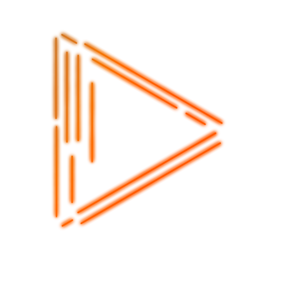 Neon Play Button png