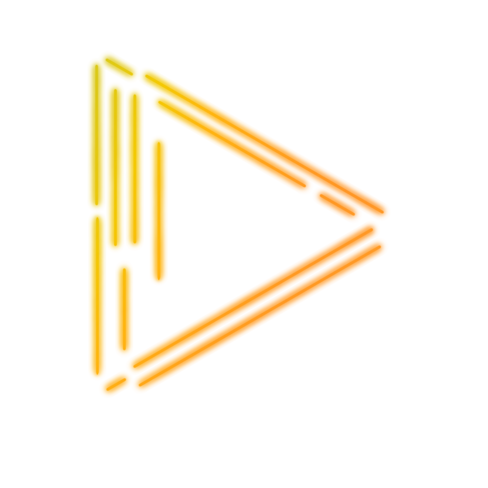 Neon Play Button png