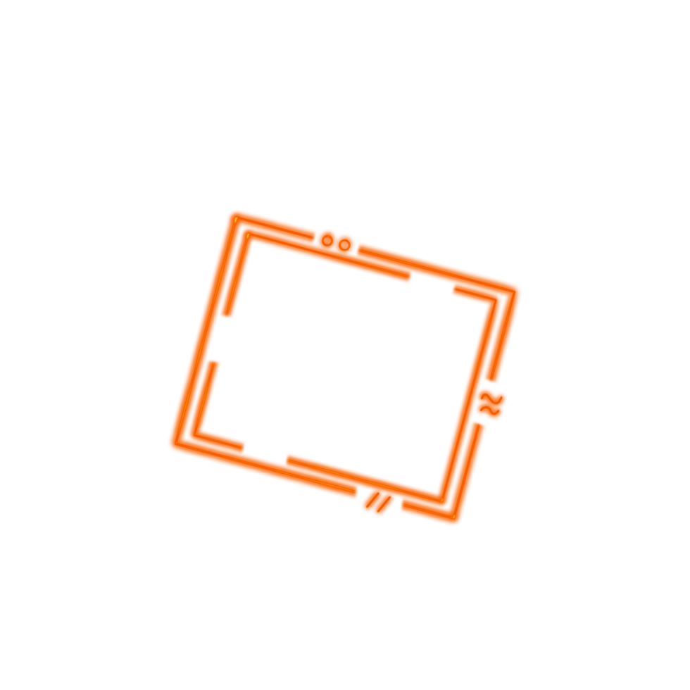 Abstract Neon Frame png