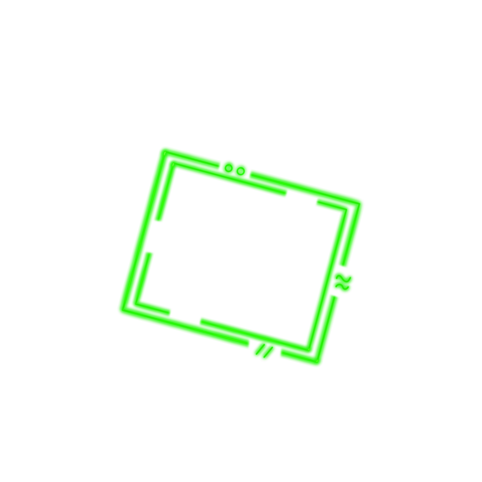 Abstract Neon Frame png