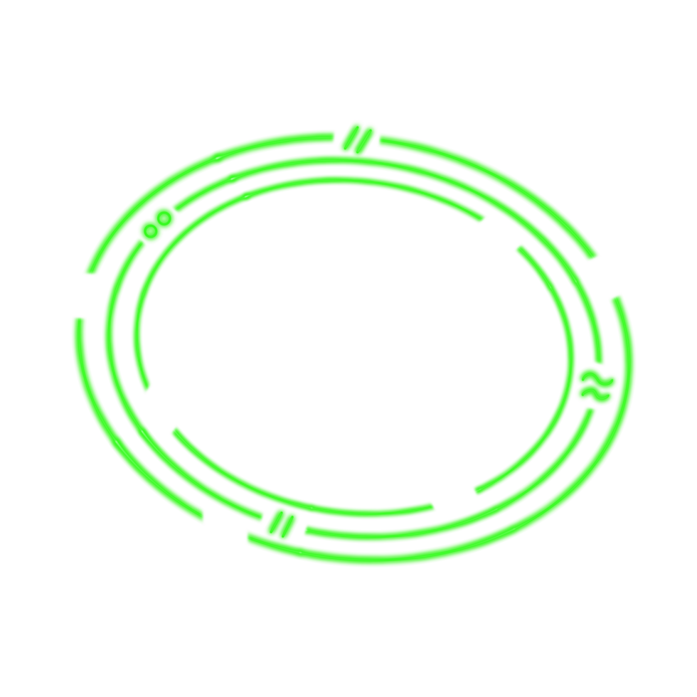 Abstract Neon Frame png
