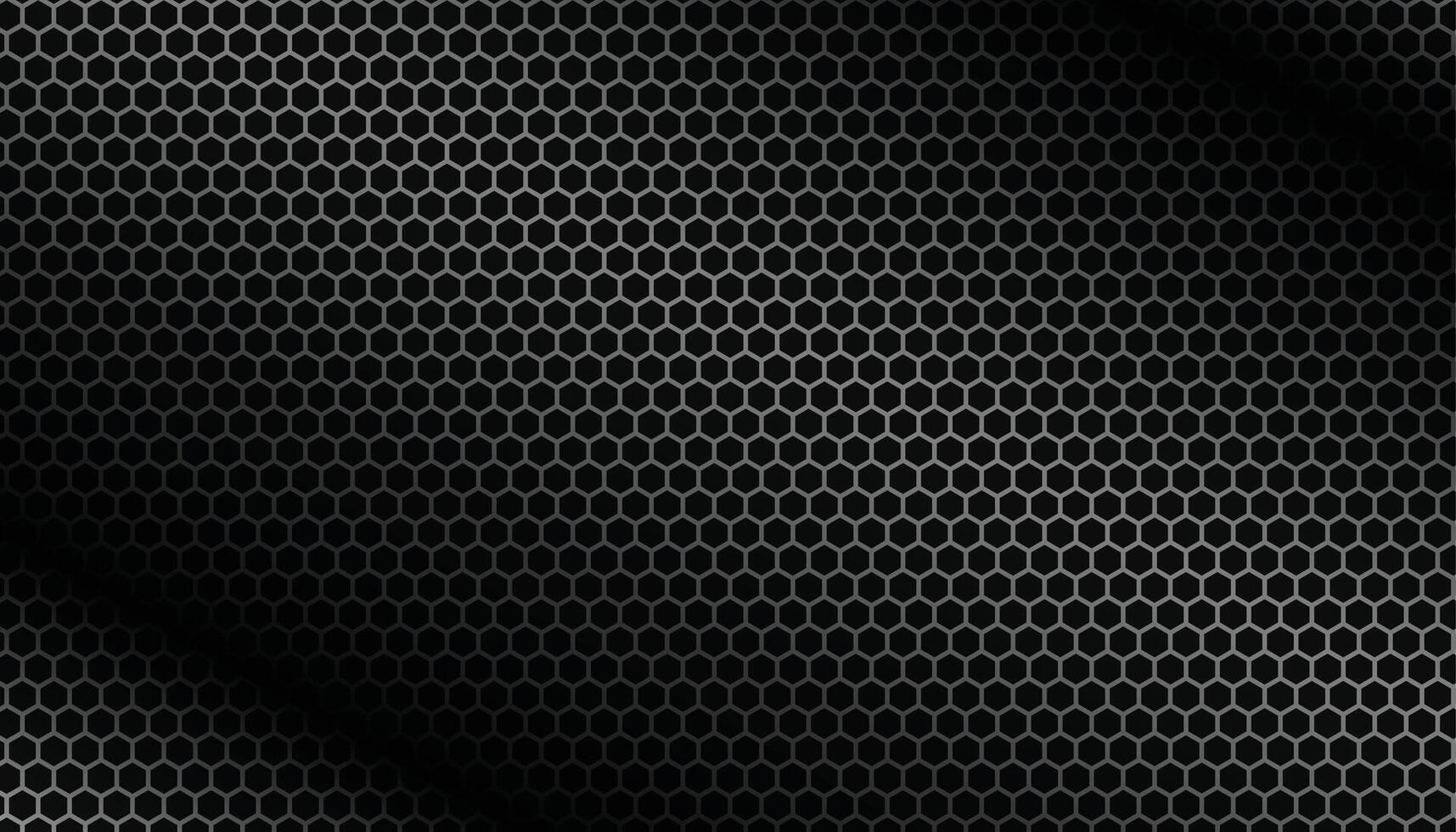 brillante negro hexagonal carbón fibra textura antecedentes vector