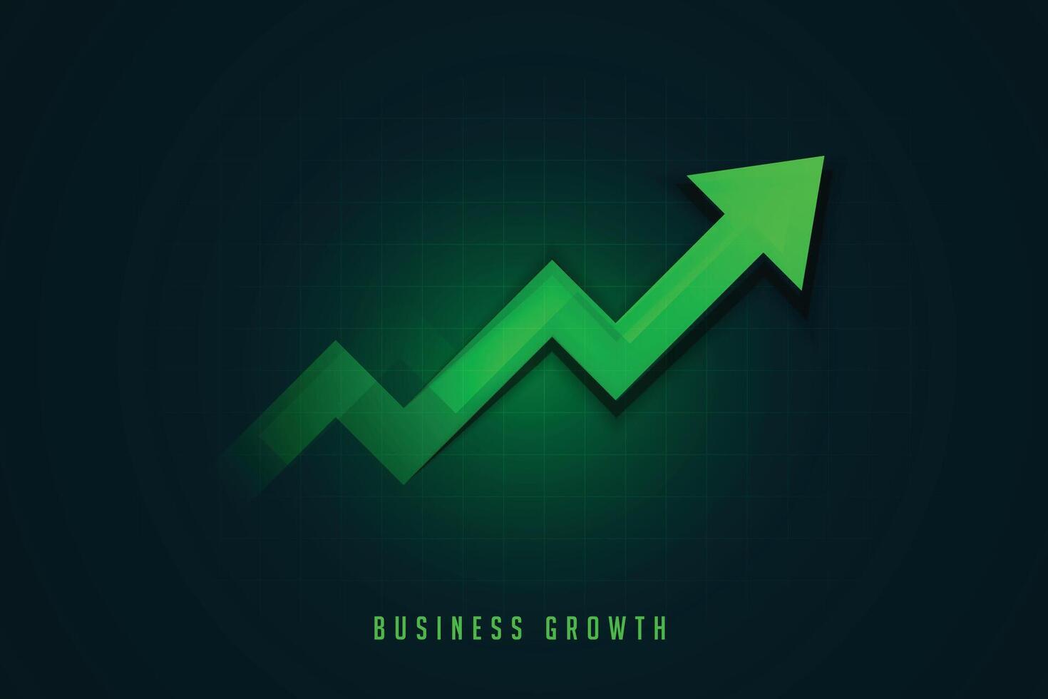 financiero valores mercado estática grafico con hacia arriba crecimiento flecha vector