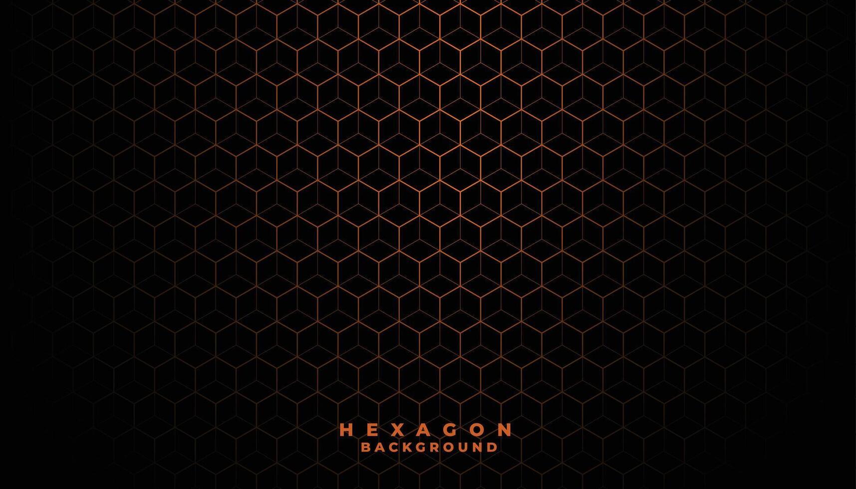 3d style glowing hexagonal pattern background for modern backdrop design vector