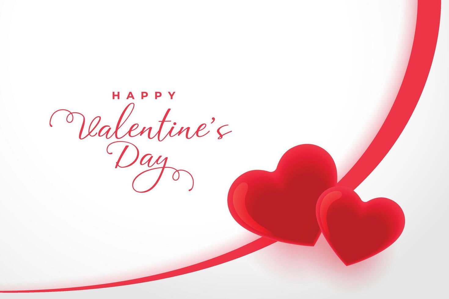 happy valentines day greeting card for lovely couples vector