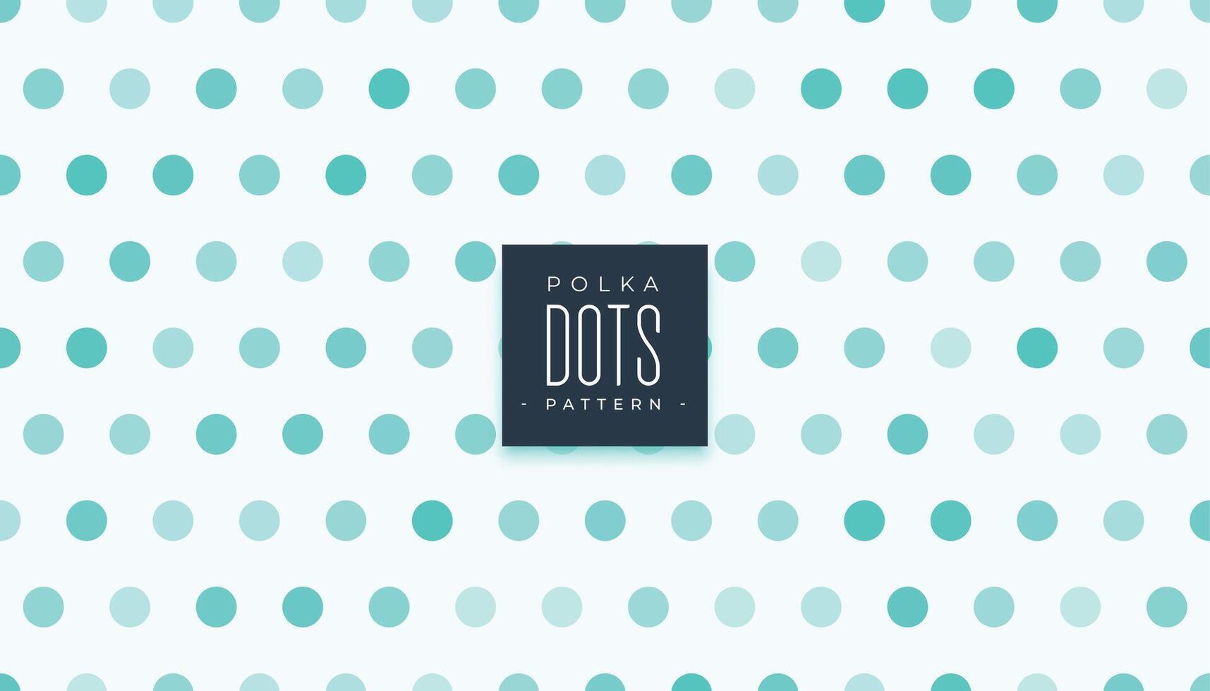 big turquoise color dotted pattern banner in polka effect vector