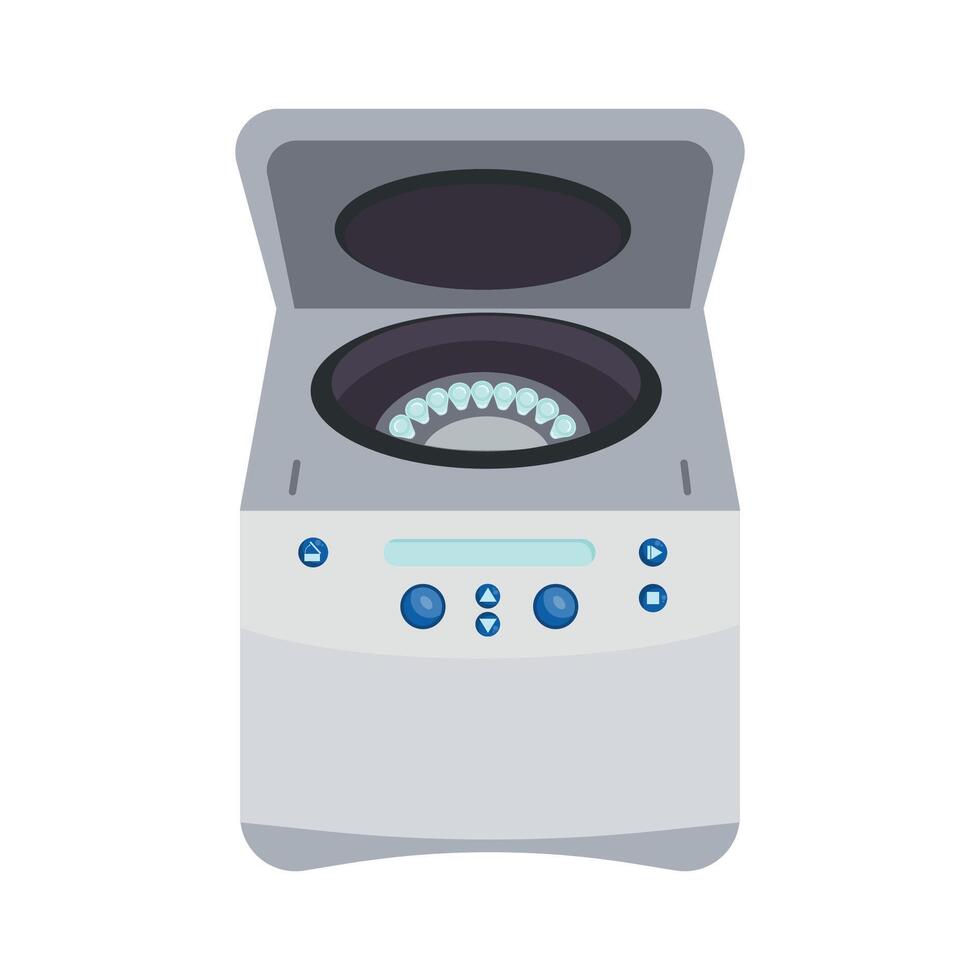 Microcentrifuge science laboratory vector illustration graphic icon symbol
