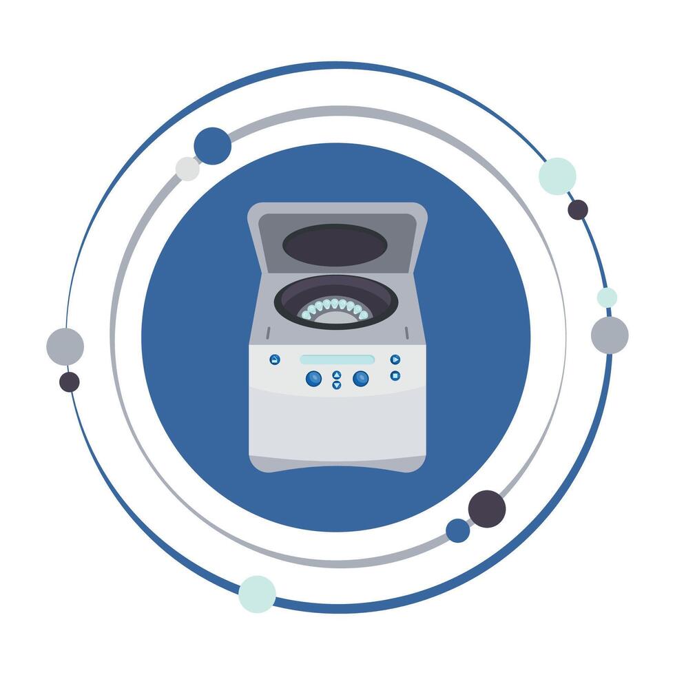 Microcentrifuge science laboratory vector illustration graphic icon symbol