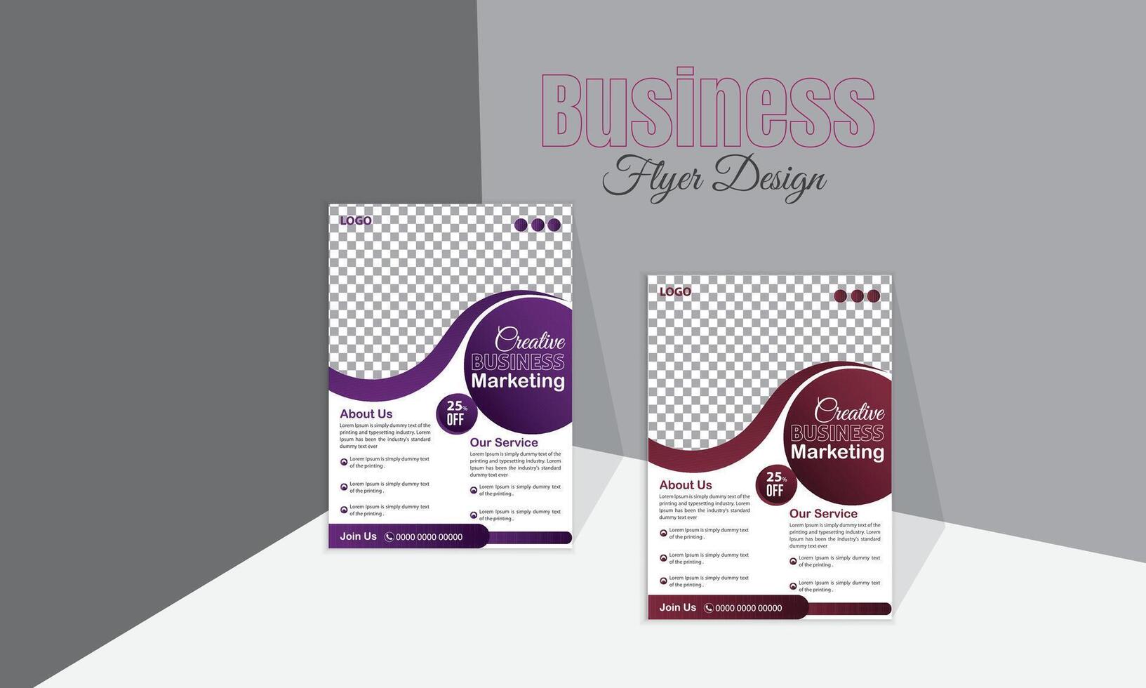 Creative corporate business flyer template, Corporate Business flyer template vector