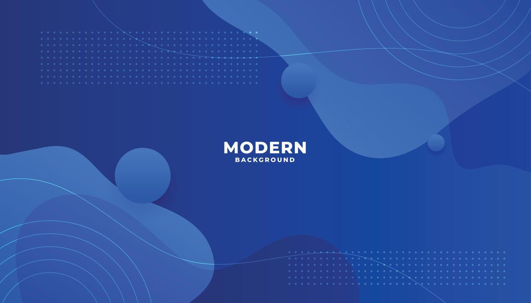 modern fluid blue background with wavy shapes vector