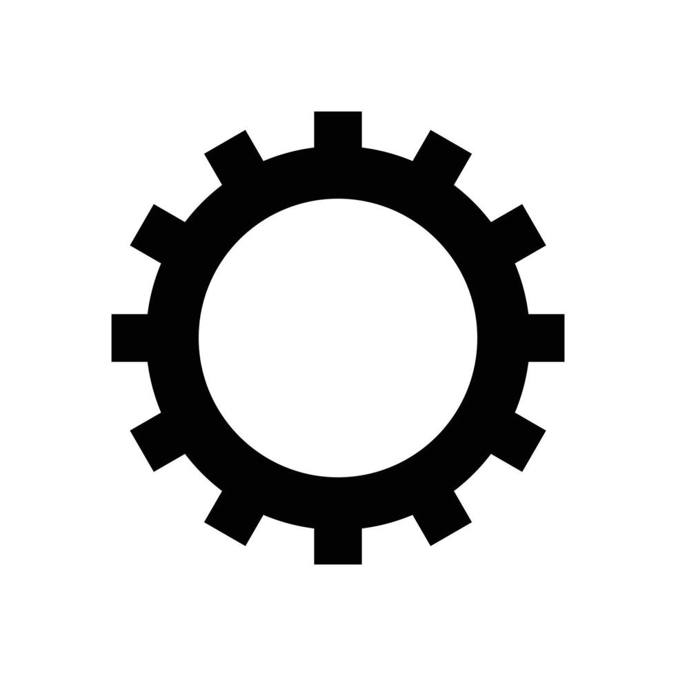 Gear icon. Cogwheel sign. Cogwheel symbol. resources graphic element design. Vector illustration with an industrial and technology theme
