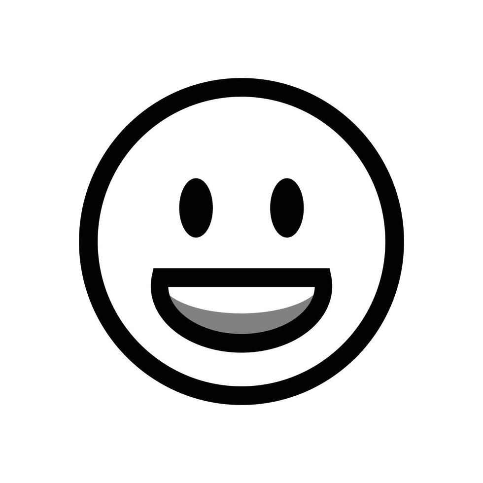 sonrisa icono. emoticono plano diseño estilo eps 10 recursos gráfico elemento diseño. vector ilustración con solicitud y tecnología ui temas