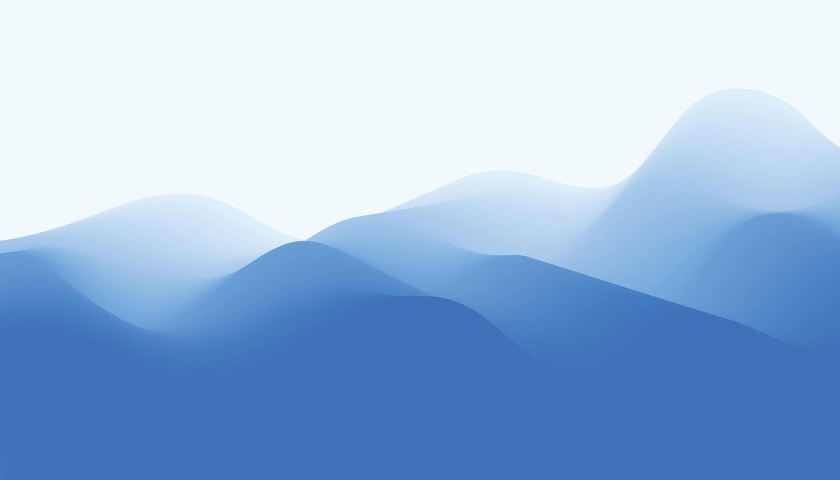 fluid style abstract blue background with flowing motion vector