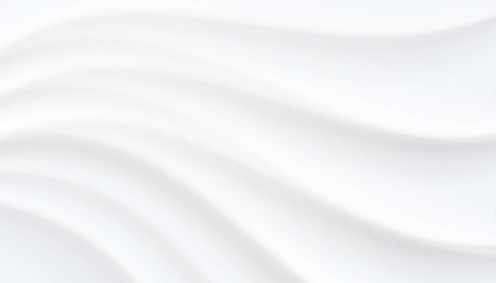 elegant empty wavy layer white banner in neumorphic style vector