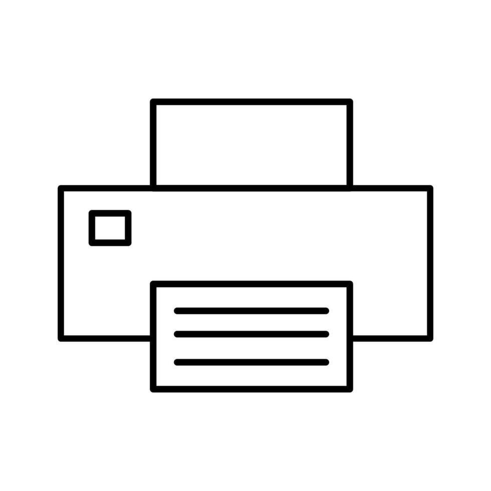 impresora fax icono vector negocio oficina automatización para tu web sitio diseño, logo, aplicación, ui vector ilustración