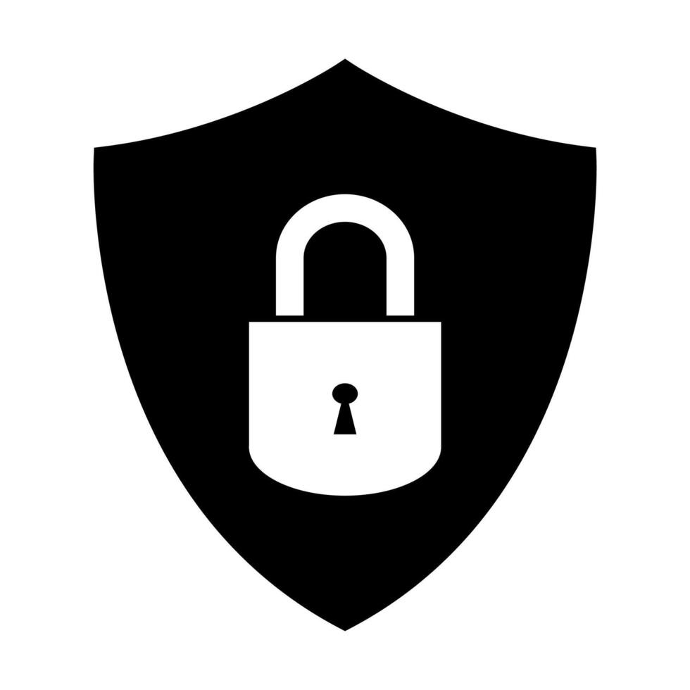 Shield vector icon security protection symbol for graphic design, logo, web site, social media, mobile app, ui illustration