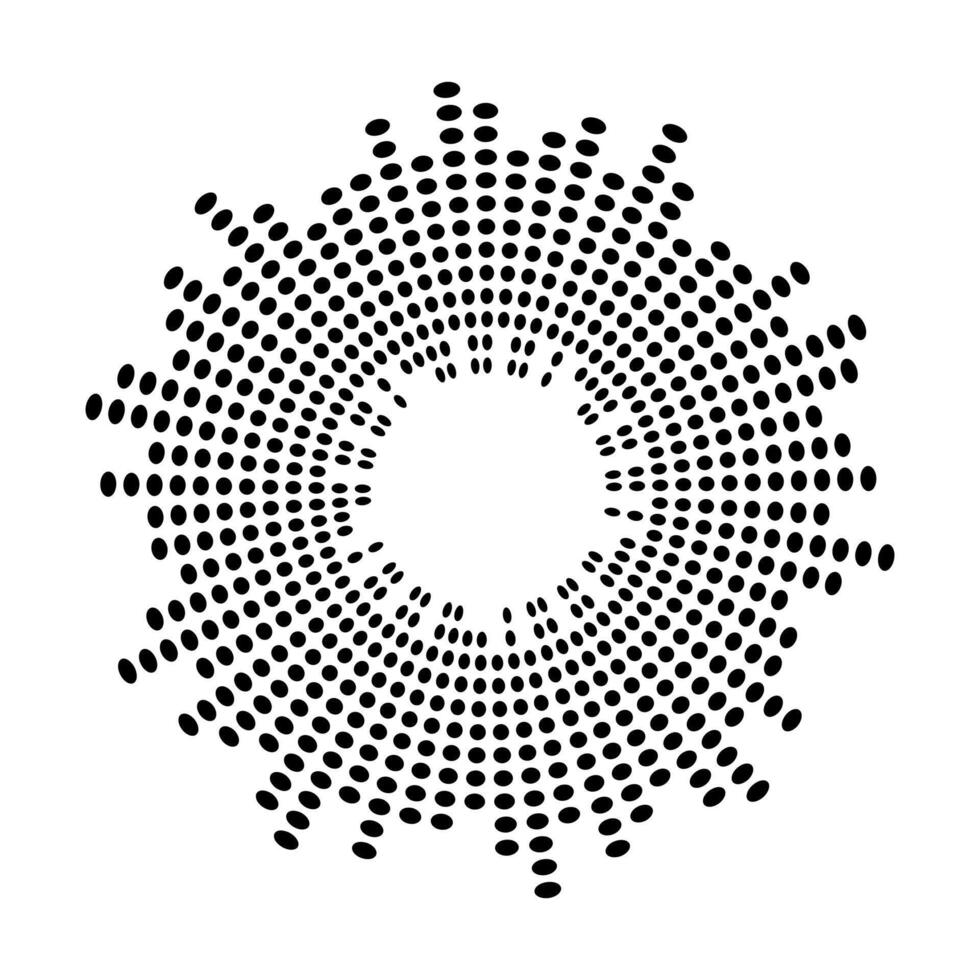 Abstract equalizer music sound wave circle vector icon symbol. logo design, round line icon, circle item, elements background, illustration
