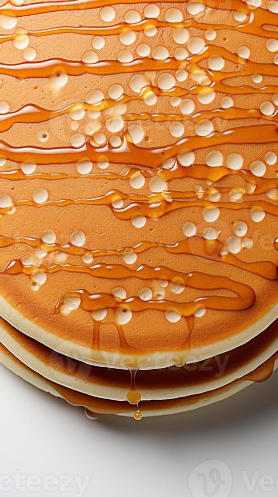 AI generated Dorayaki Japanese traditional pancake with red beans photo