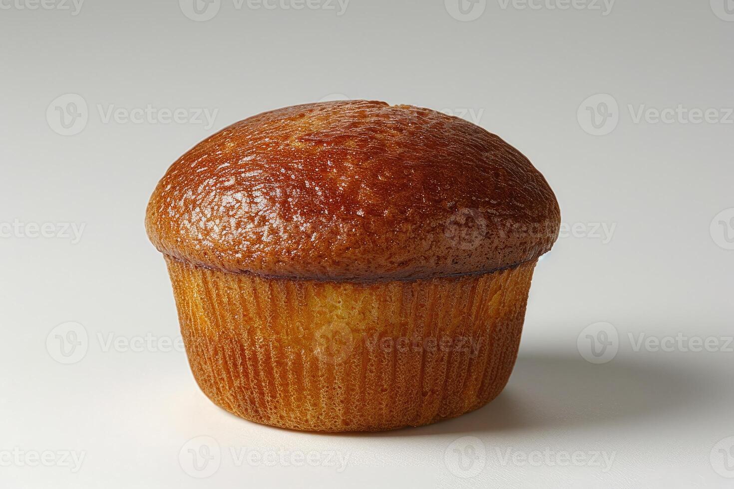 AI generated fresh muffin is served at the kitchen table professional advertising food photography photo