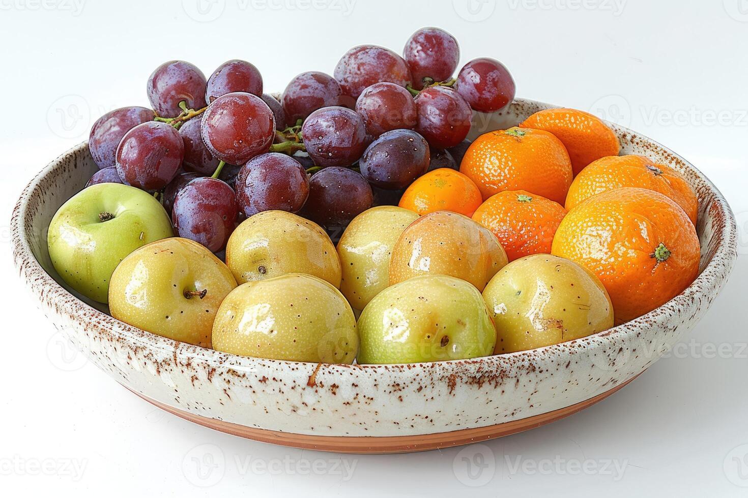 AI generated breakfast with a fresh fruits bowl advertising food photography photo