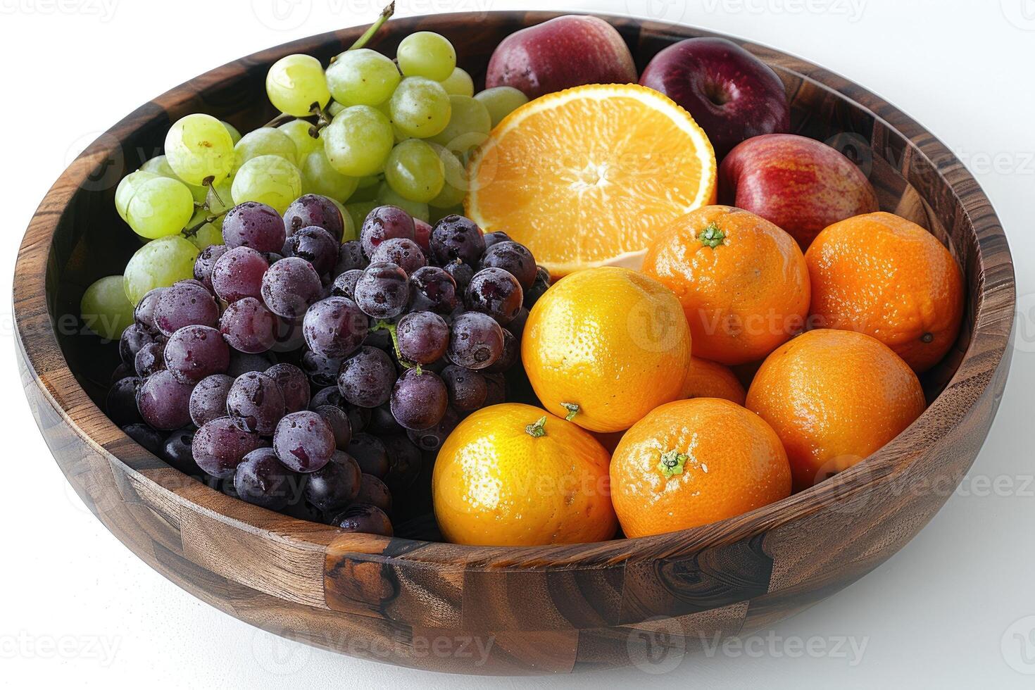 ai generado desayuno con un Fresco frutas cuenco publicidad comida fotografía foto