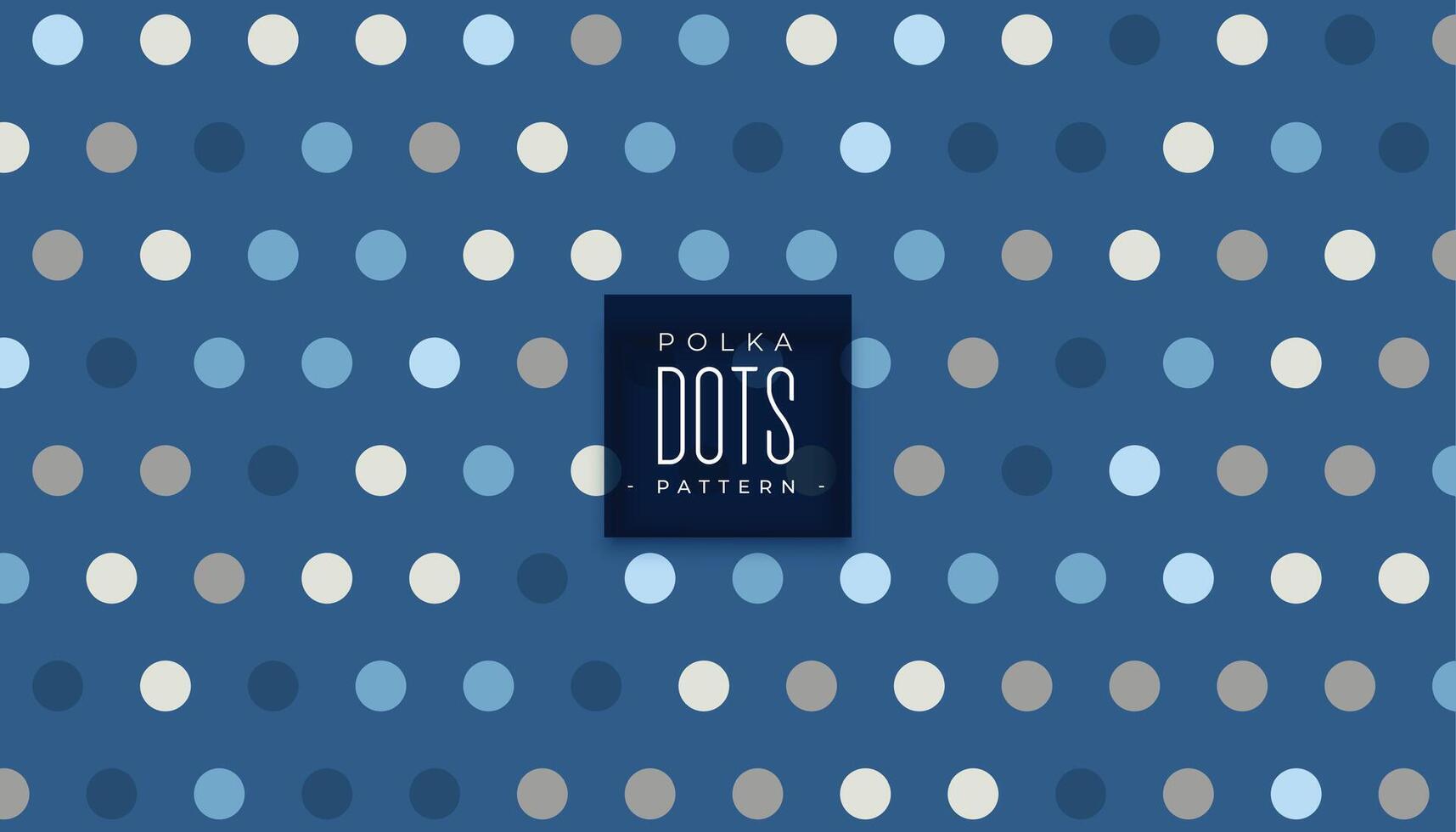 vintage style polka dotted pattern banner for eye catching print vector
