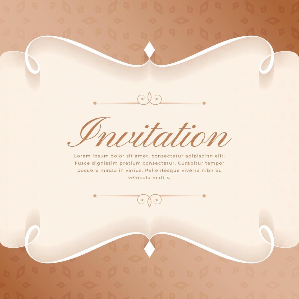 artistic style floral border background an arabic-inspired ornament vector