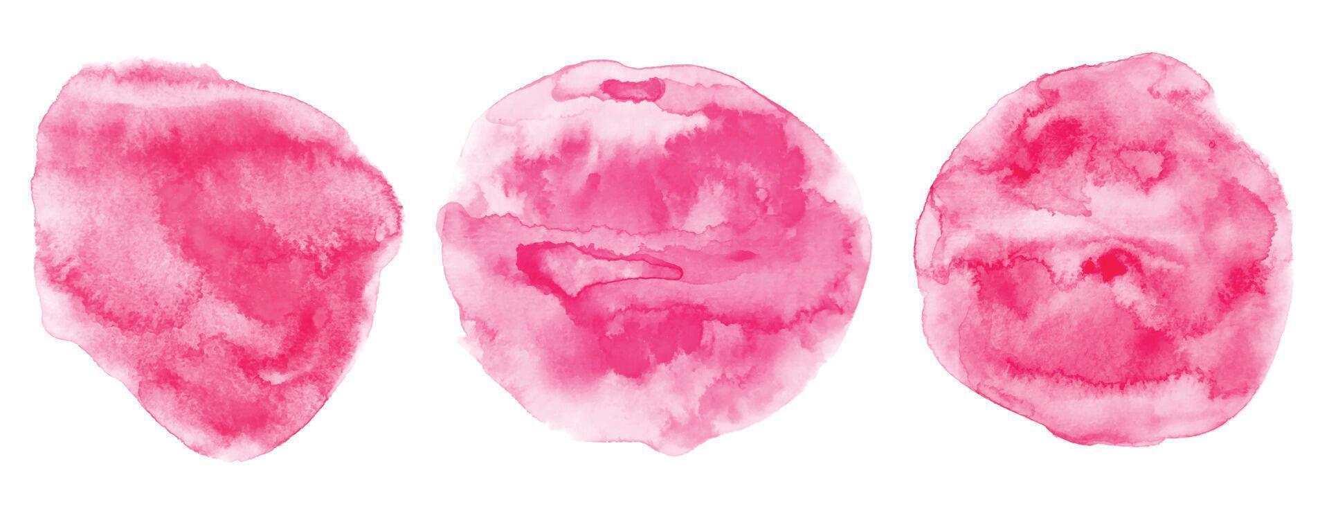 colección de rosado líquido texturizado bandera en artístico estilo vector