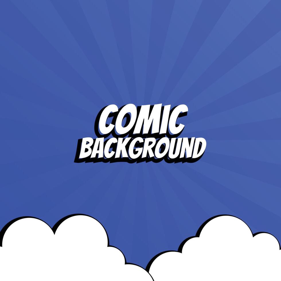 comic chat bubble burst background with rays of expression vector