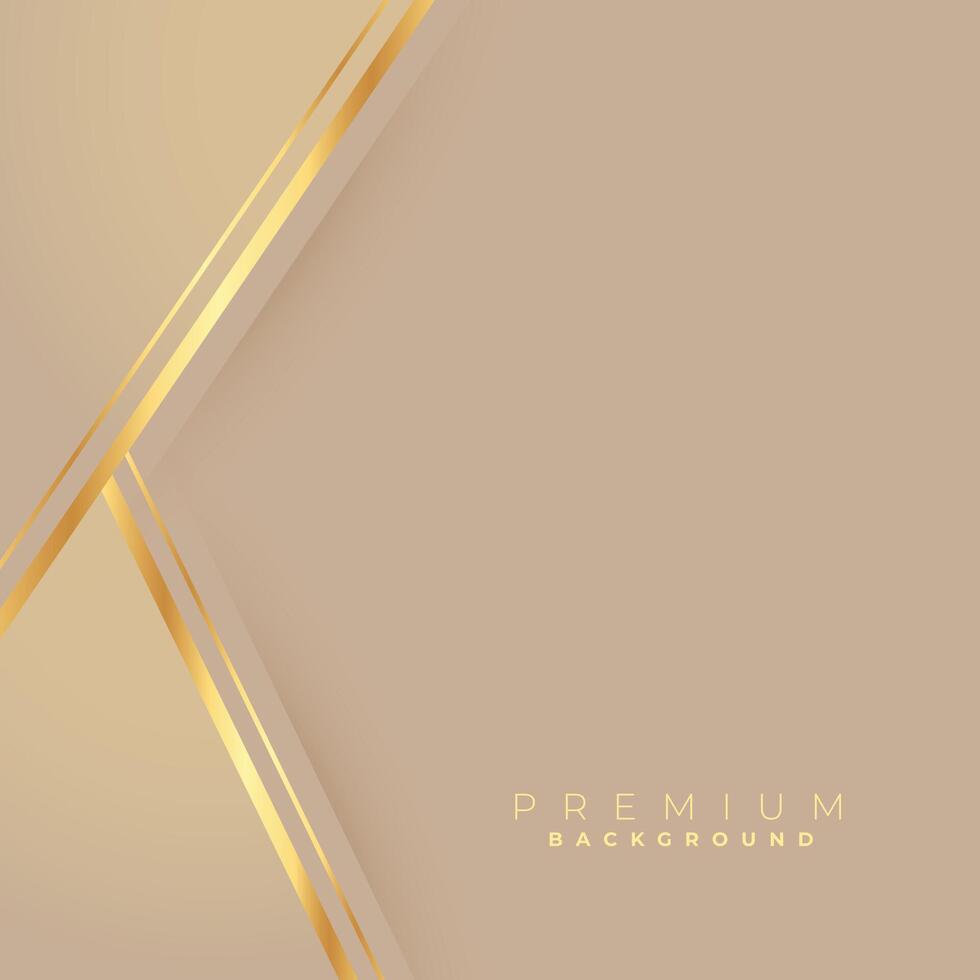 beautiful shiny golden outlines premium background for royal decor vector