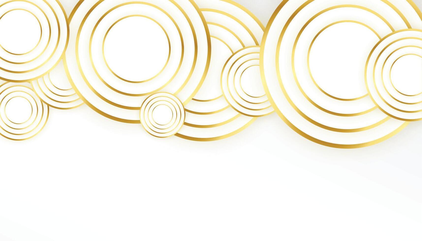 white background with circle lines luxury background vector