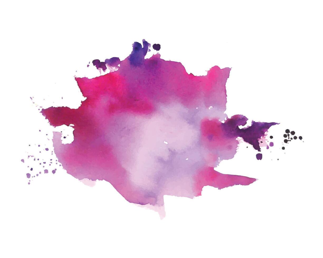 hand painter watercolor splash splatter texture background vector