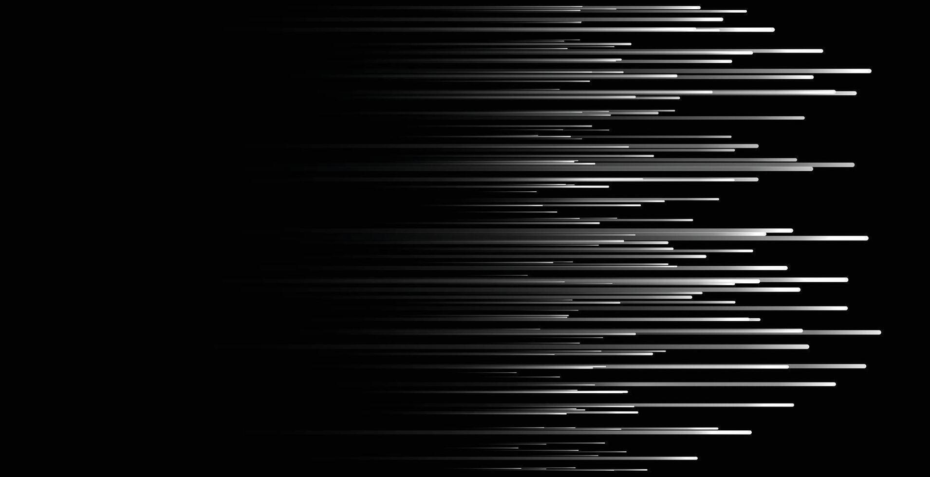 horizontal white lines on black background vector