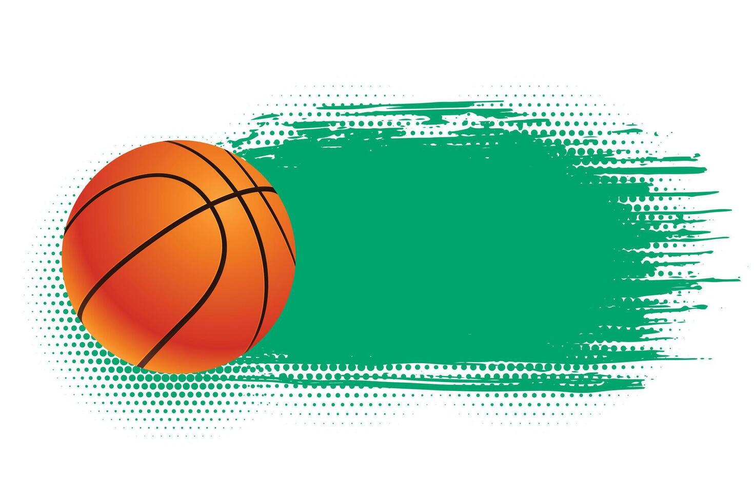halftone style basketball background for indoor sports vector