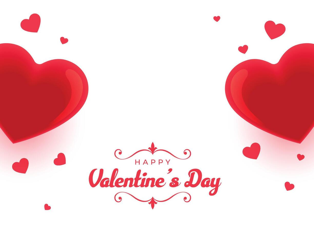 lovely valentines day eve card for romantic couples vector