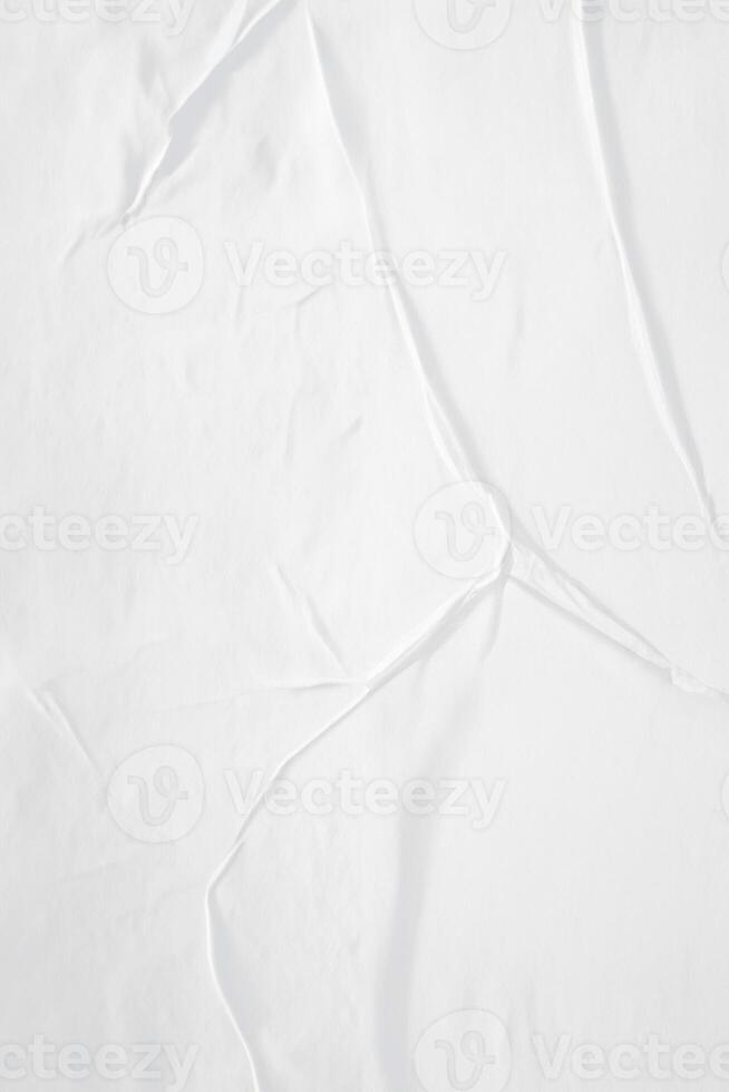 blanco pegado papel textura, limpiar y texturizado superficie foto