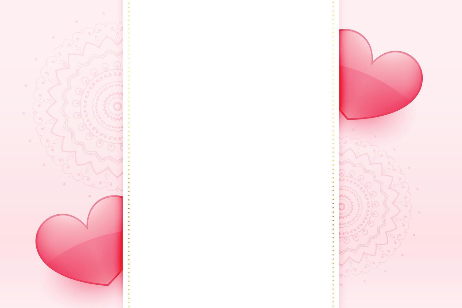 celebration card design for valentines day vector