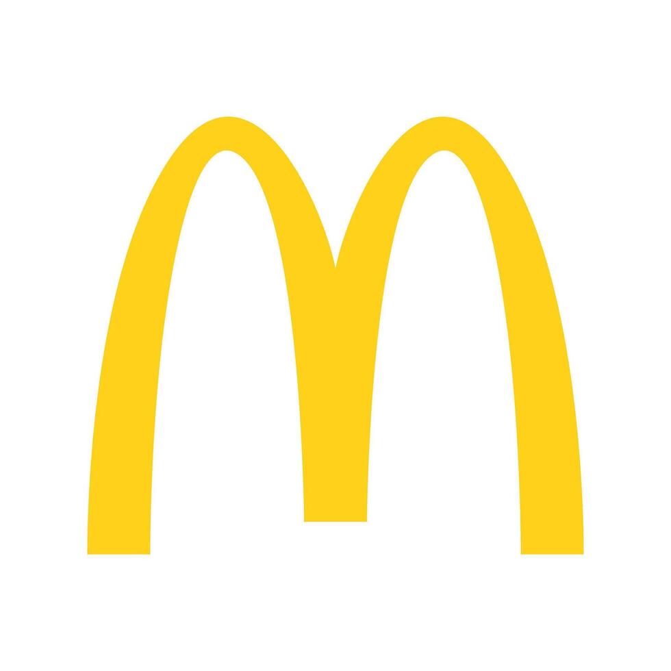 McDonalds Food Company Isolated Logo On White Background vector