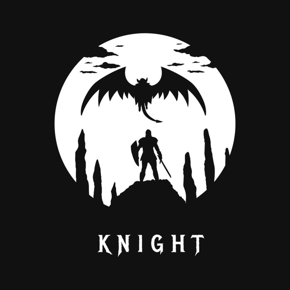 knight art vector