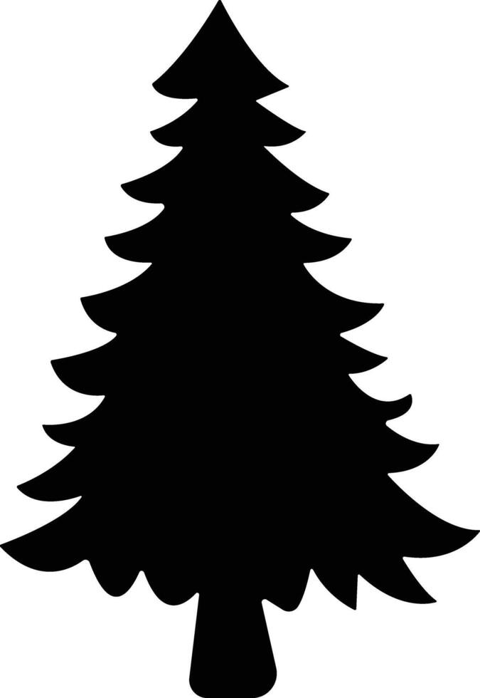 Navidad árbol icono en plano estilo. vector para aplicaciones y sitio web. aislado en contiene tal íconos como Navidad árbol lata ser usado para naturaleza, día festivo, invierno carteles