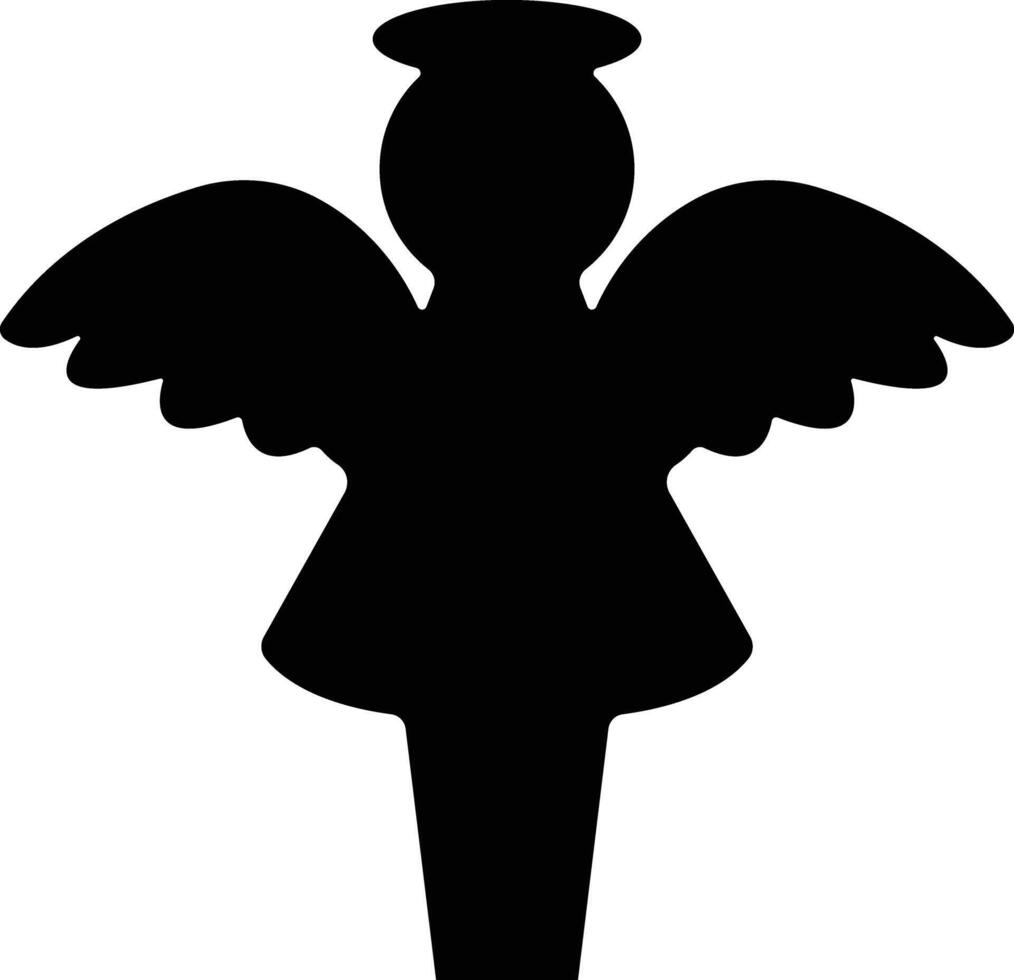 Angels with wings icon in flat style. isolated on spread, Christmas angel icon Holy angel sign for mobile concept and website design. Symbol, graphics logo Vector