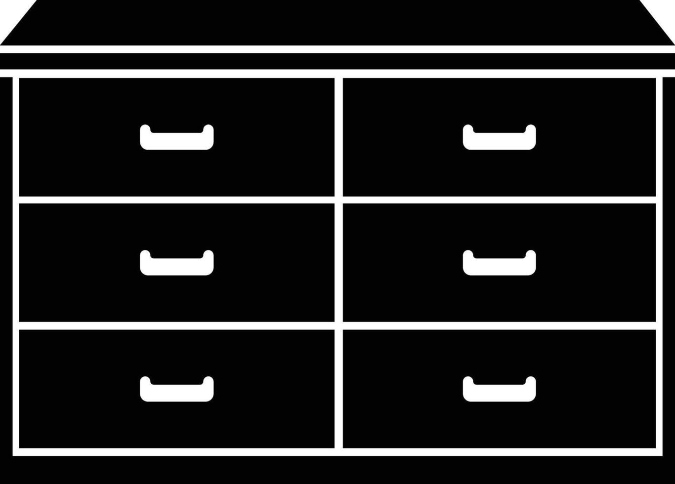 Wardrobe Cabinet Icon in flat. isolated on Button with personal locker Room storage for different things sign symbol of wood Furniture design vector for apps website