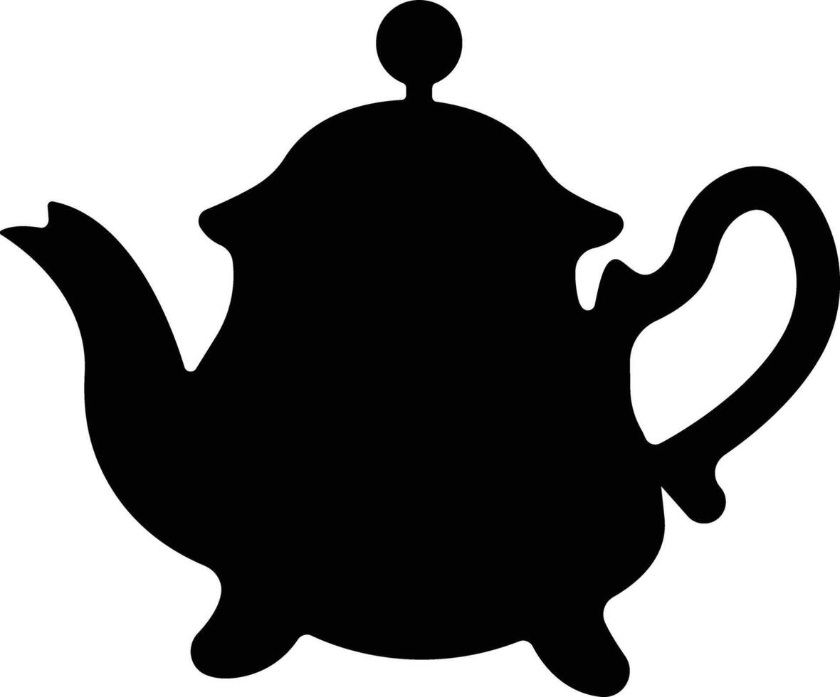 té maceta icono en plano estilo. aislado en té tetera o tetera firmar y símbolo. teteras, Bebiendo café maceta. resumen diseño logotipo Arte vector para aplicaciones sitio web